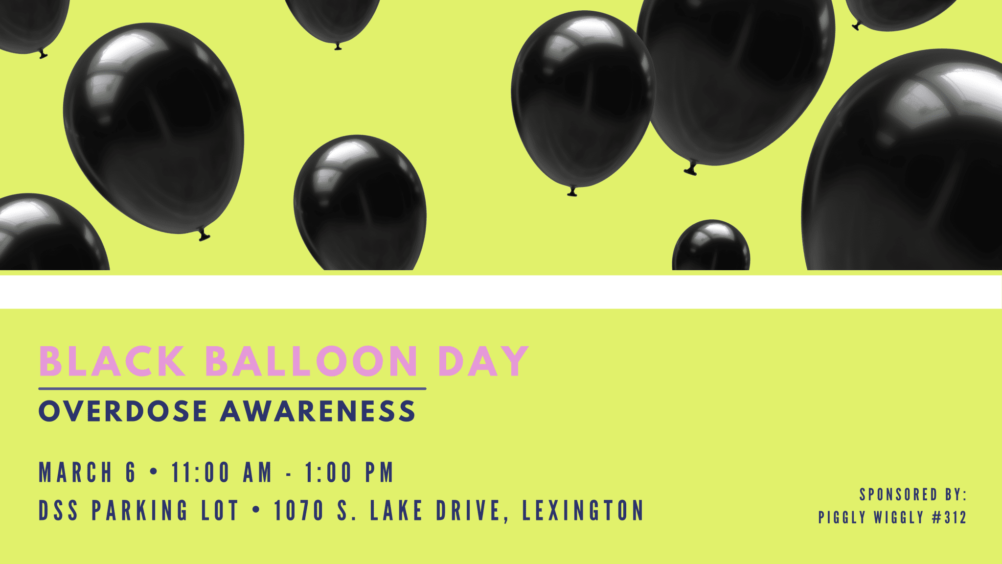 Black Balloon Day: Remembering Lives Lost to Substance Use Disorders
