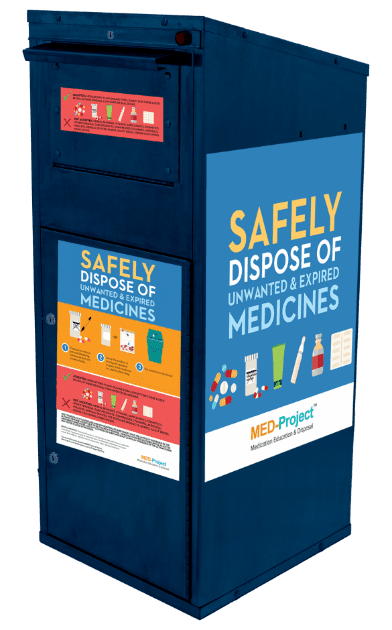 safely dispose of medicines drop box